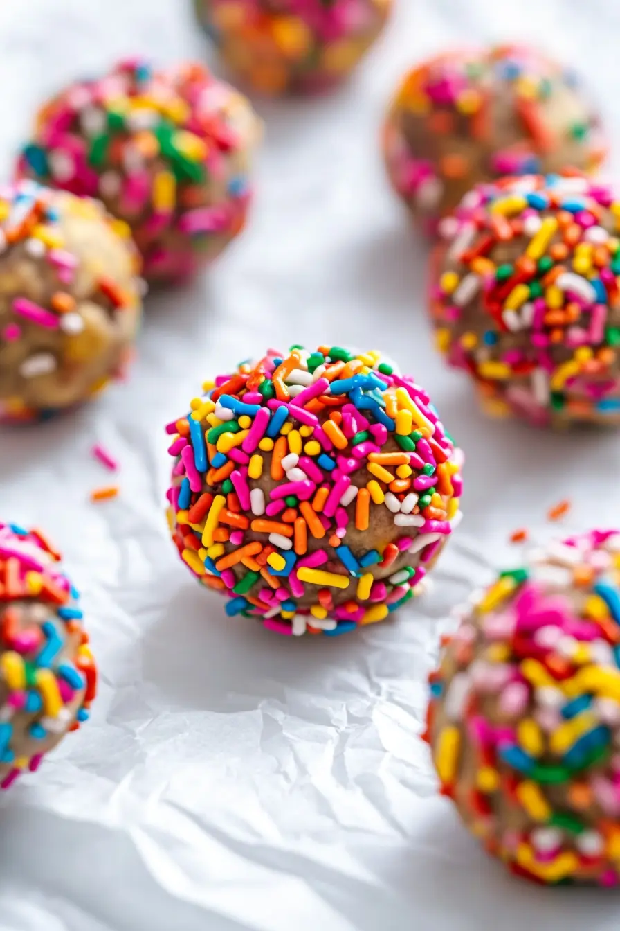 Quick 15-Minute No-Bake Cake Batter Protein Balls Recipe